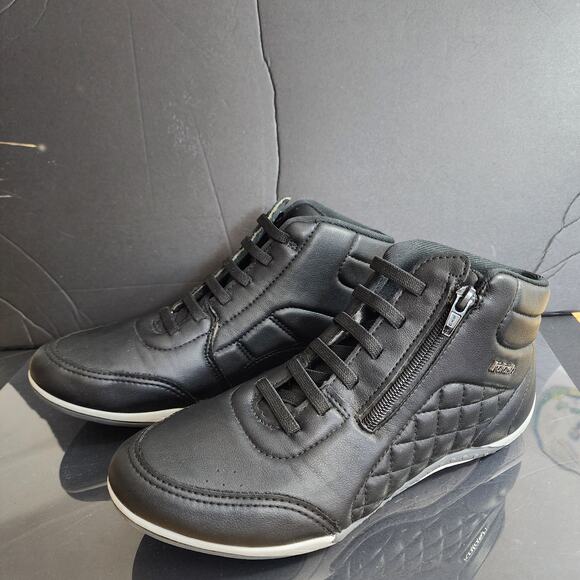 High-tops Black sneaker, by Kolosh, Eco- leather, size 8, made in Brazil - Picture 1 of 12